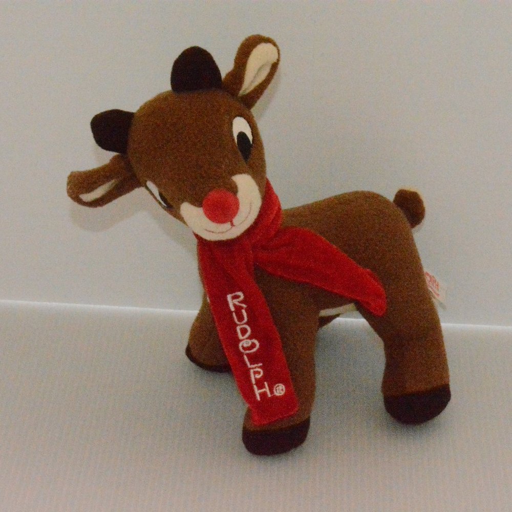 Dan Dee Rudolph Plush Christmas Lovey Soft Toy 9"